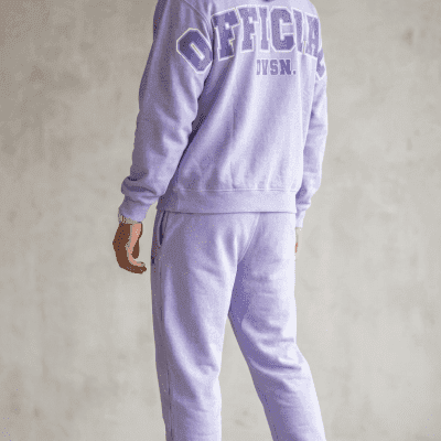 Men's Lilac Official DVSN Tracksuit Set | Hoodie & Jogger Pants