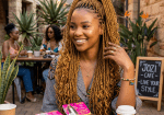 Afro Londie London Braid – Golden Yellow – Long Braiding Hair Extensions