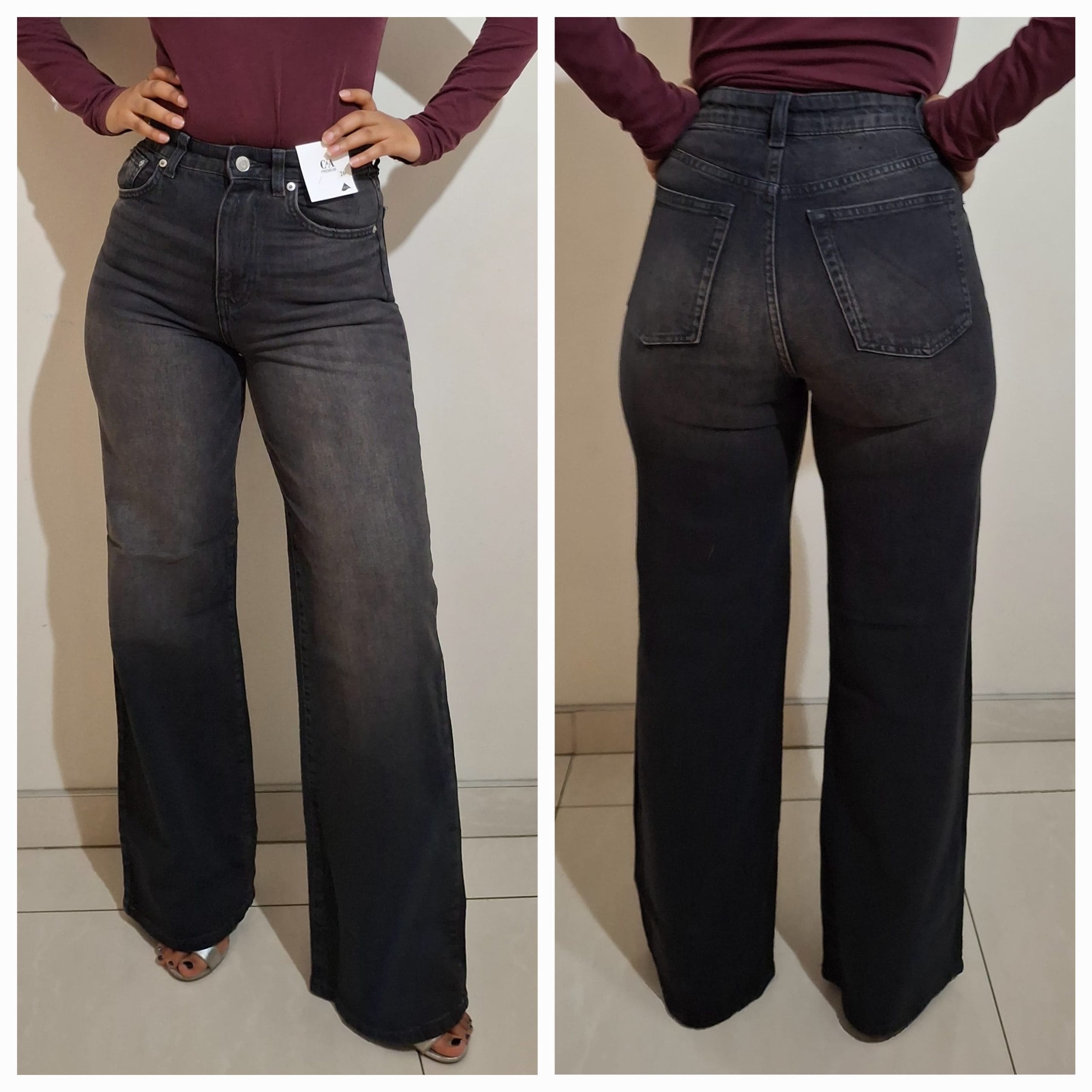 Wide Leg Jeans High Waisted Denim for Sale South Africa Size 28-36