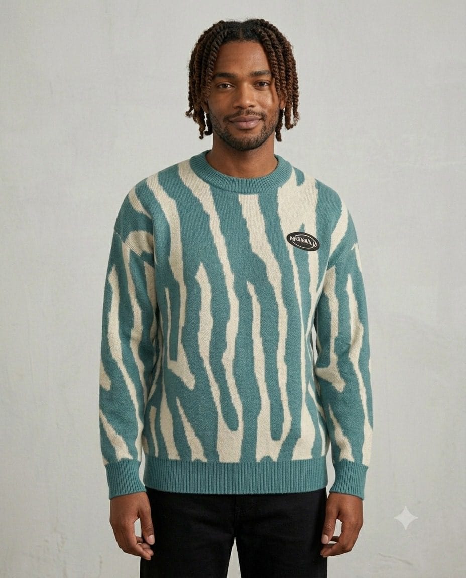 Men’s Patterned Knit Sweater – 7 Stylish Premium Features for Ultimate Comfort