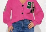 Ladies Cardigan Varsity Patch Beige for Sale South Africa