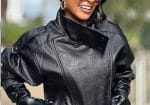 Black Leather Moto Jacket for Women