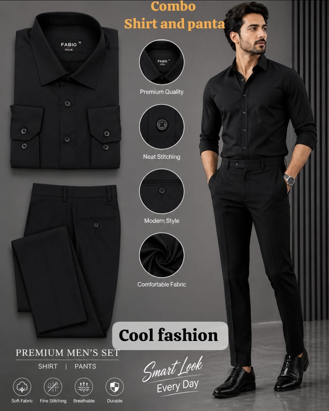 Shirt and Pants Set for Men