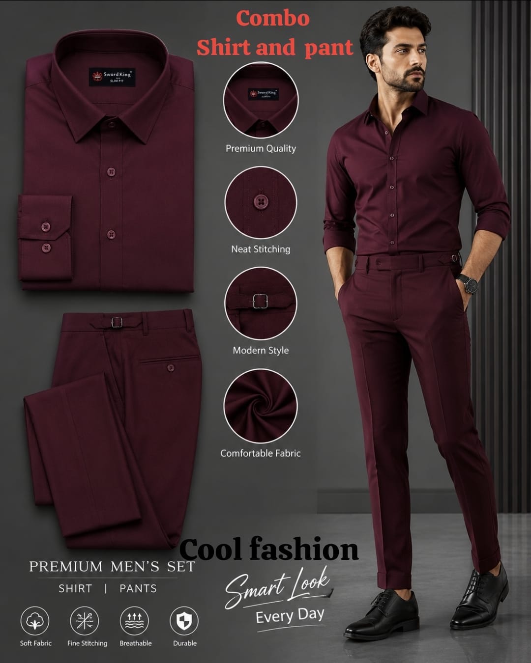 Shirt and Pants Set for Men