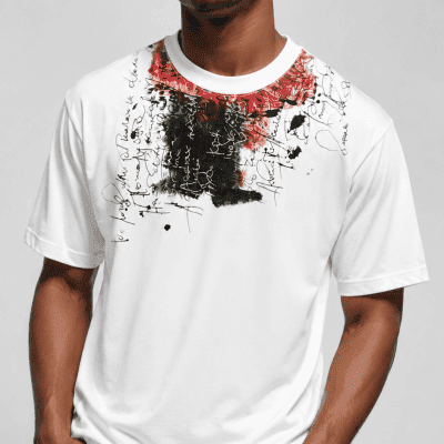 White-Graphic-Print-T-Shirt-for-Men